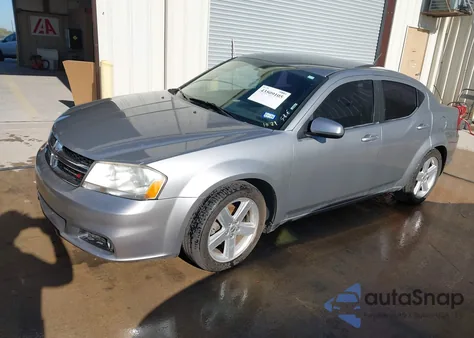 2013 Dodge Avenger Sxt z USA, uszkodzony, nr VIN 1C3CDZCB1DN661570